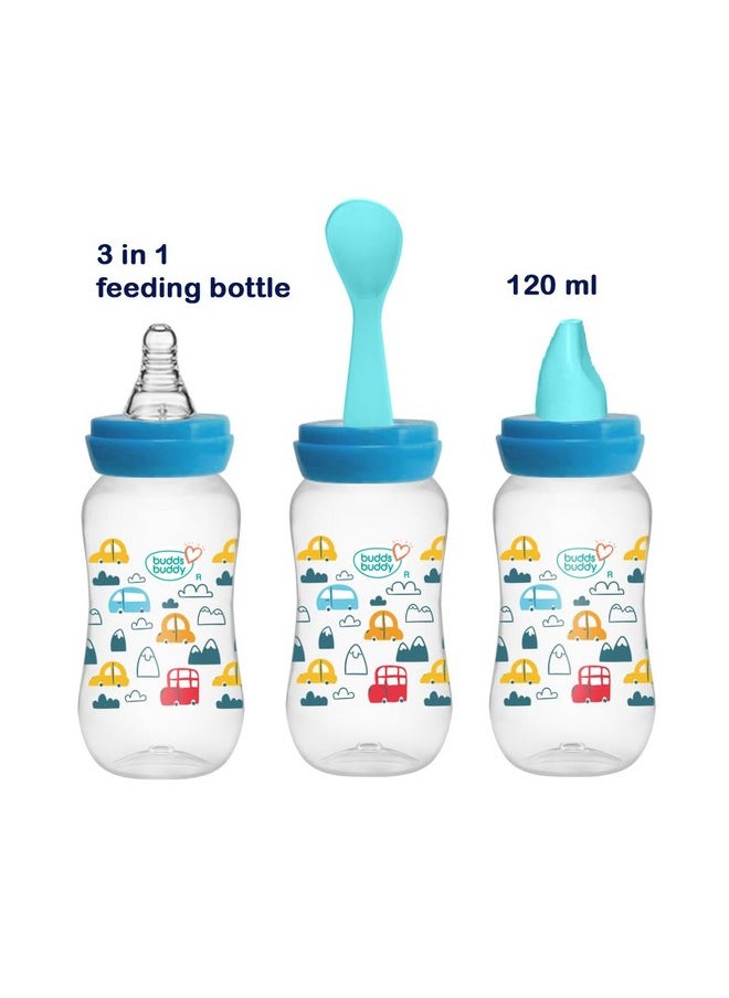 Premium Welcome Baby Set For Newborn With Regular Neck Bpa Free Baby Camry Feeding Bottles 125Ml, 250Ml, Baby Pacifier/Soother (Pack Of 3)