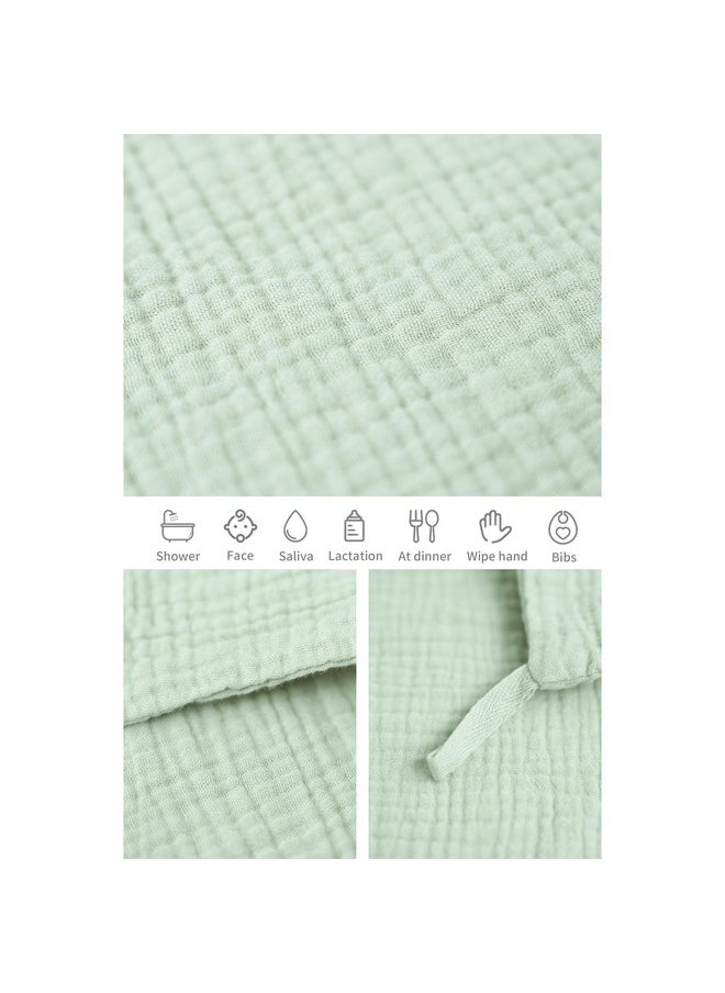 6 Pack Baby Muslin Washcloths For Unisex 100% Cotton Wash Cloth Set For Baby Face Body Comfy And Soft For Newborn Infants Kids Girls And Boys