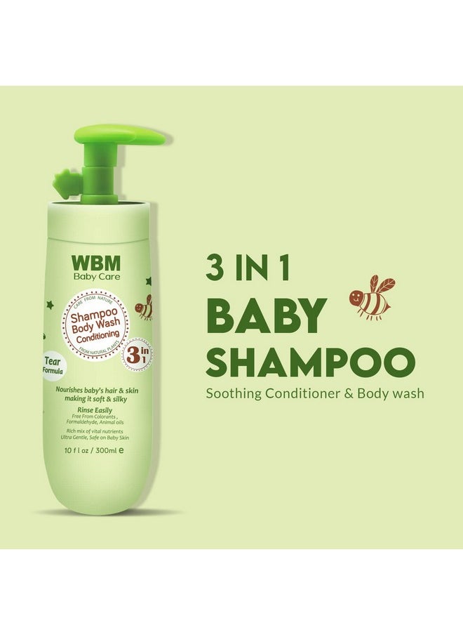 Care 3-In-1 Baby Shampoo, Enriched With Honey, Wheatgerm, And Organic Olive Oil, Nourishes Baby Hair With A Gentle, Tear-Free Formula For Healthy Care