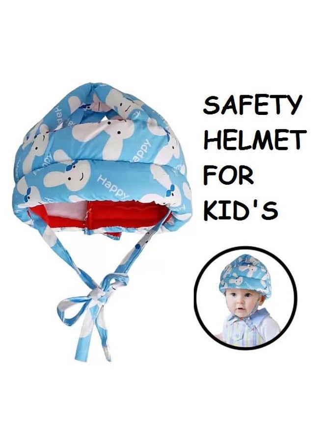 Baby Infant Toddler Helmet No Bump Safety Head Cushion Bumper Bonnet Adjustable Protective Cap Child Safety Headguard Hat For Running Walking Crawling Safety Helmet For Kid (Light Blue)