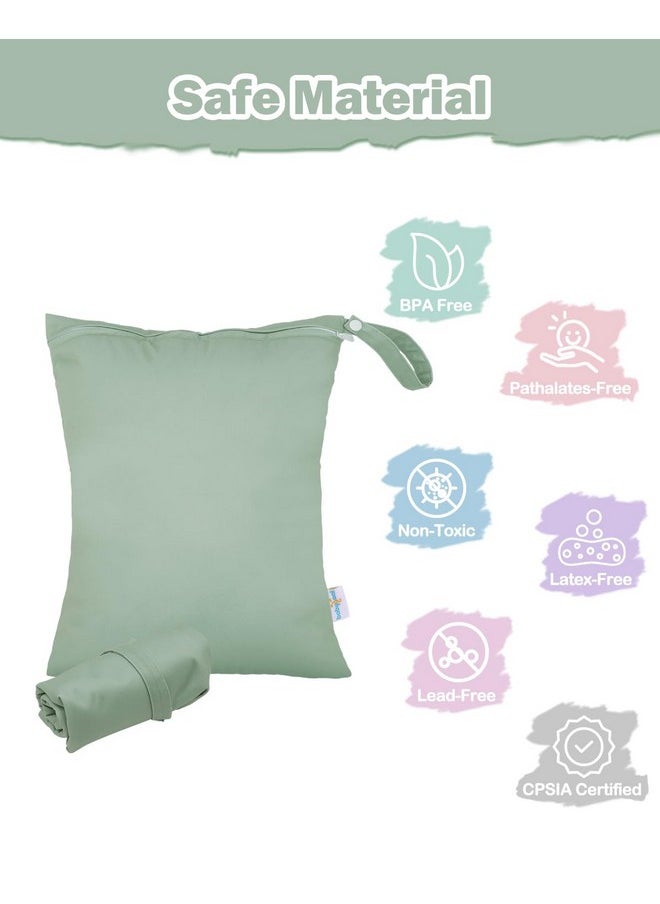 Wet Bag For Swimsuits, Waterproof Bag For Travel, Food Storage, Stroller, Daycare, Baby Diapers, Yoga, Beach, Pool, Wet Clothes Lau-Nkd53-B