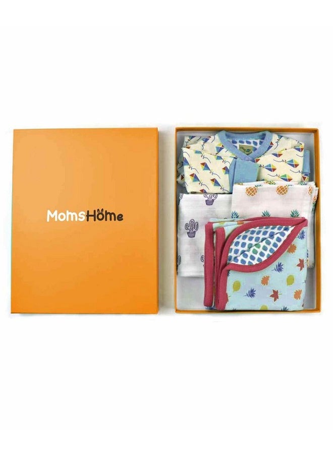 New Born Baby Hospital Essentials Gift Box Multicolor - Pack Of 27 Items