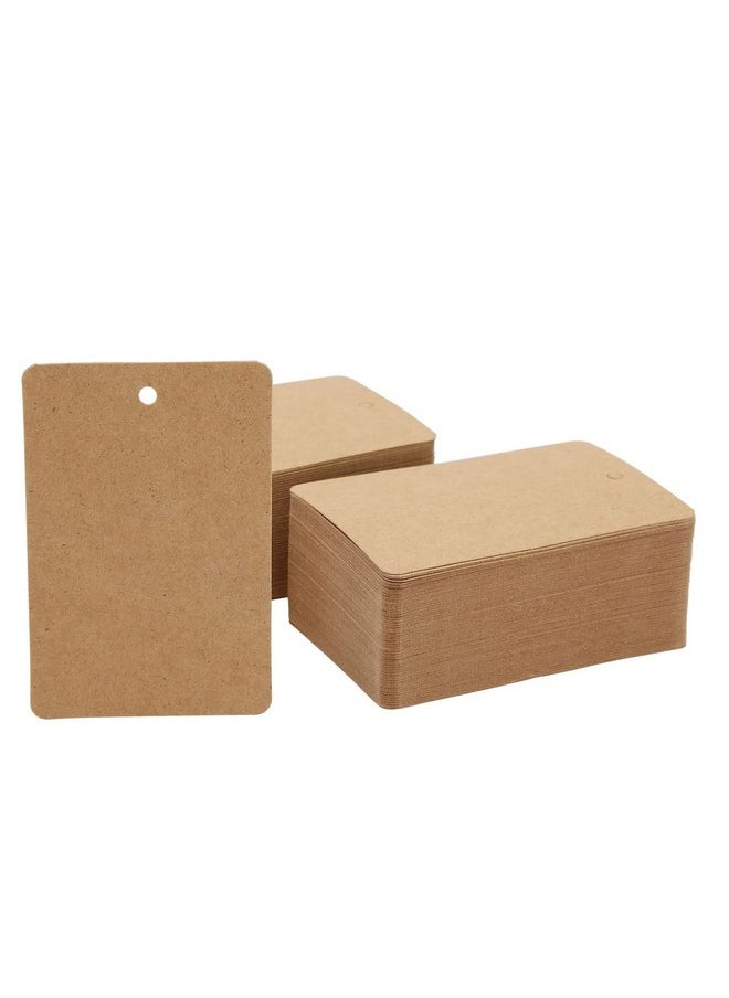 200-Pack Kraft Paper Gift Tags, Large Blank Merchandise Price Labels 2.4X3.5, Bulk Brown Hang Tags For Wedding, Birthday, Holiday, Party Favor, Art And Craft Wrap