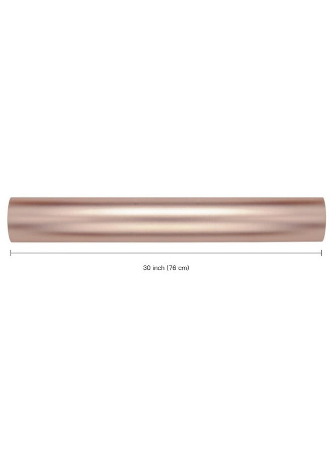 Rose Gold Metallic Wrapping Paper - Solid Color Matte Paper Perfect For Wedding, Birthday, Christmas, Baby Shower - 30 Inches X 100 Feet