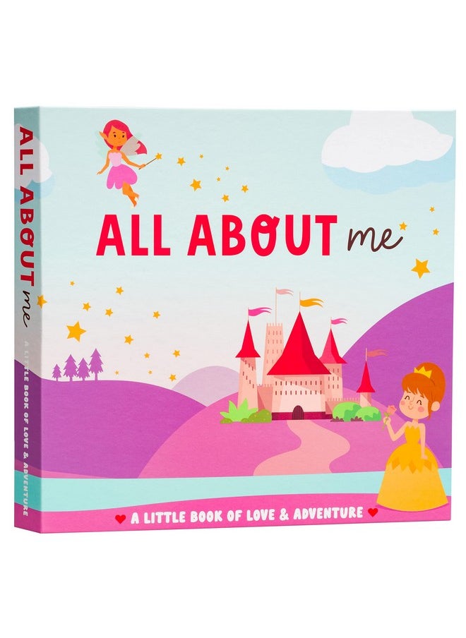 Memory Book - Milestone Journal For Baby Girl - Baby Keepsake Photo Album - First 5 Years Scrapbook - Pregnancy Gift For Baby Shower, 60 Page Hardcover Record Book For Newborn - Fairyland