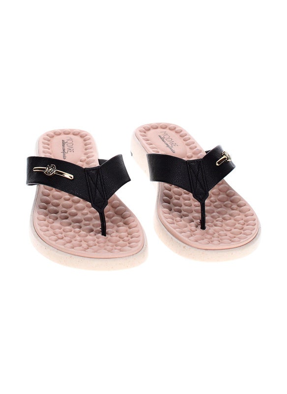 Modare Ladies Wedge Sandals Black | Made In Brazil