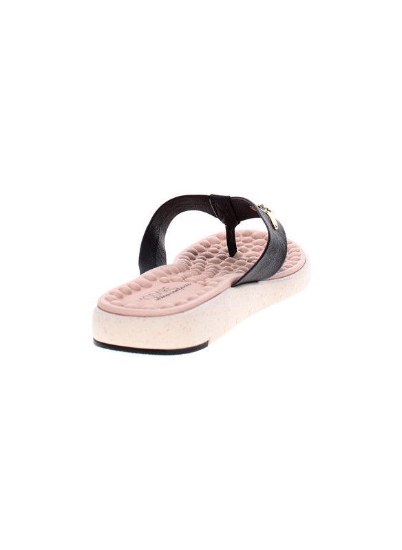 Modare Ladies Wedge Sandals Black | Made In Brazil