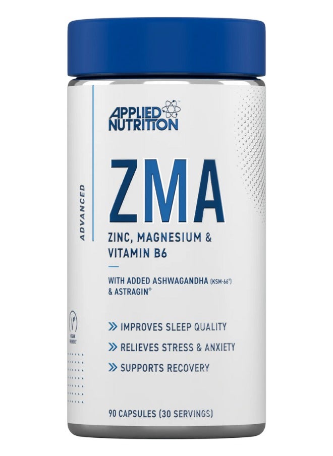 Applied Nutrition ZMA ZINC, MAGNESIUM & VITAMIN B6, 30S, 90 Caps