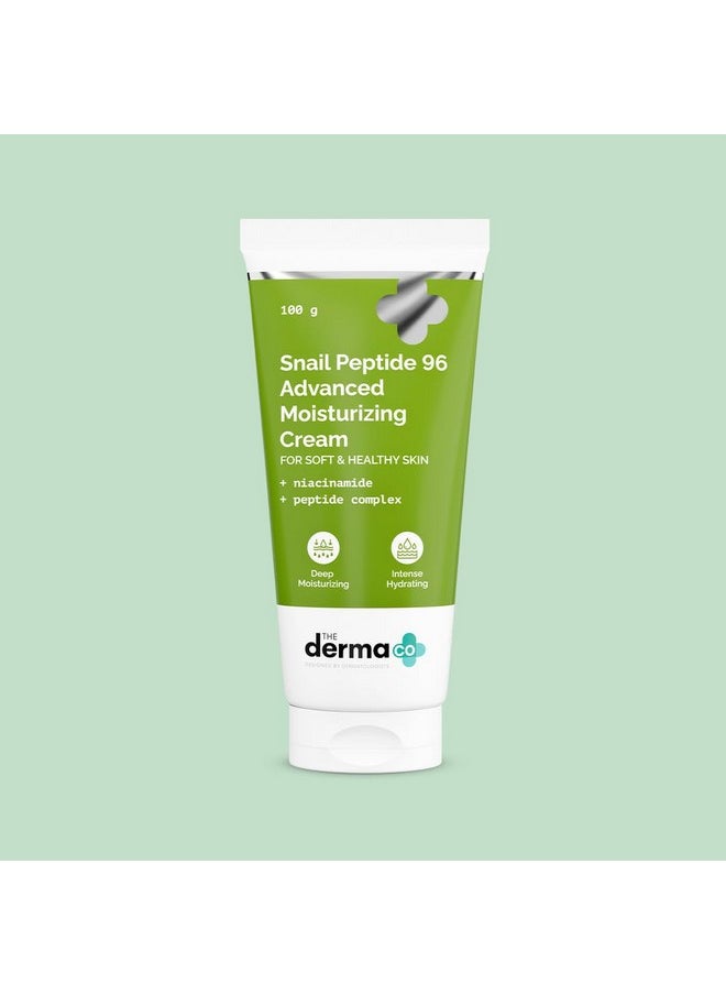 . Snail Peptide 96 Advanced Moisturizing Cream|Snail Mucin, Niacinamide,Peptide Complex&Pentavitin|24-Hour Moisturizing|Deep Nourishment&Intense Hydration Moisturizer |Korean Cream-100G
