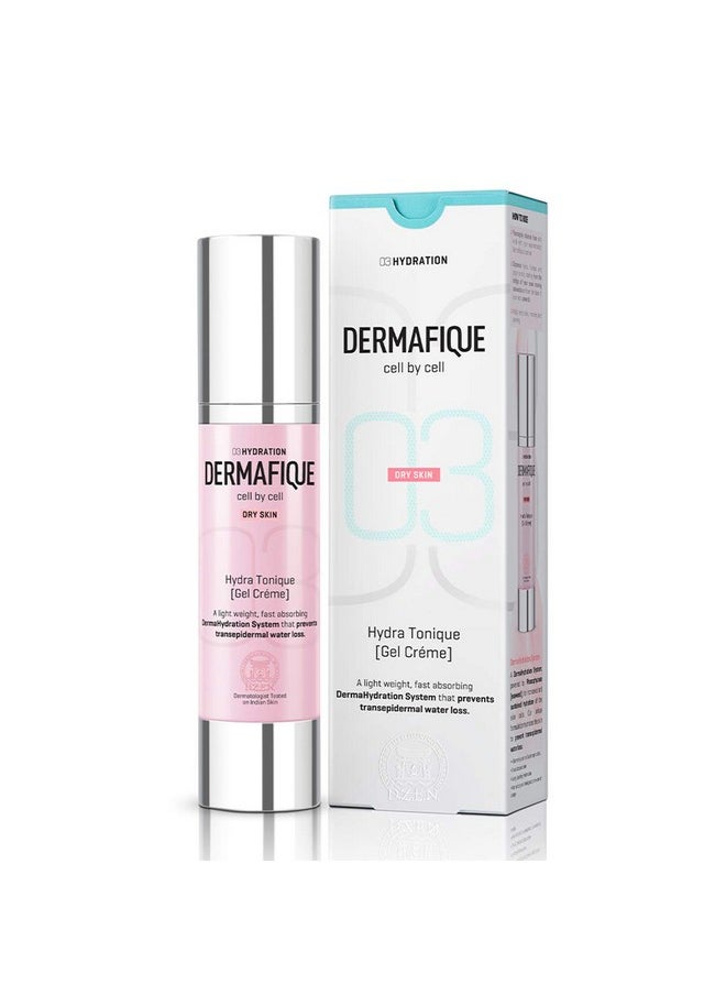 Hydratonique Gel Creme With Shea Butter - 50Ml, Long Lasting Hydration, With Niacinamide And Vitamin E, Moisturizer For Face With Ultra Light Gel Formula, Non-Stick Matte Look | For Normal - Dry Skin