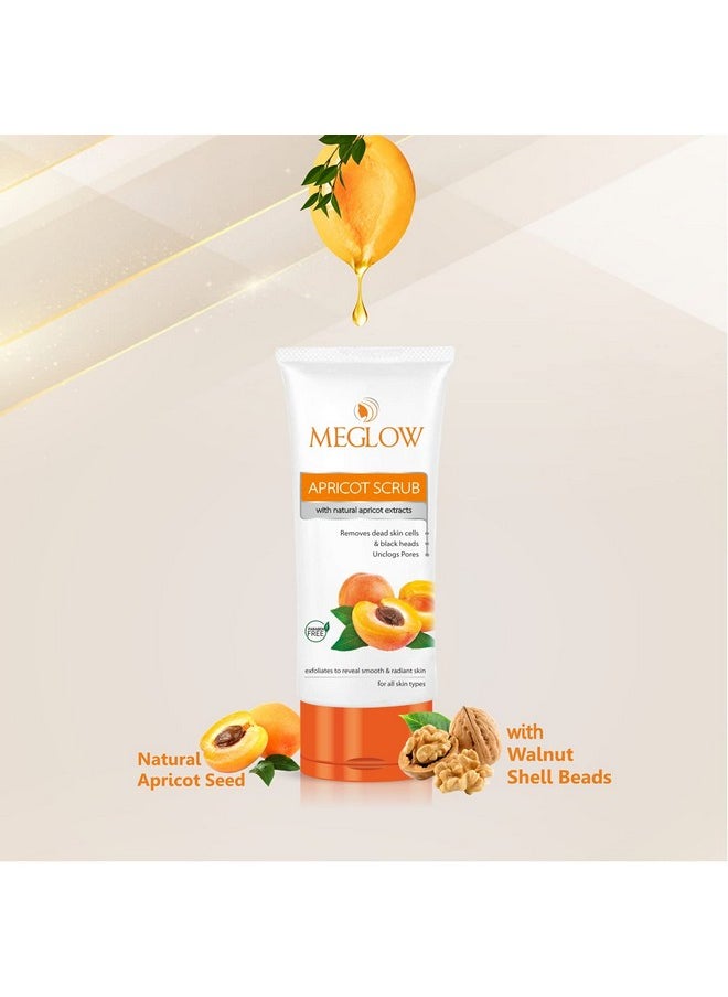 Skincare Combo Pack Of 4- Women'S Face Cream (50G) With Vitamin E And Natural Extracts | Instant Glow Face Wash (70G) | Apricot Scrub (70G) With Wallnut Shell Beads| Lip Shiner (15G) For Moisturized Lips | Paraben Free | For Glowing Skin
