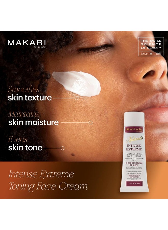 Naturalle Intense Extreme Brightening Face Cream (1.7 Oz) | Anti-Aging And Brightening Treatment For Acne Scars, Stretch Marks And Wrinkles | Moisturizer For Dry Skin With Shea Butter And Spf 16
