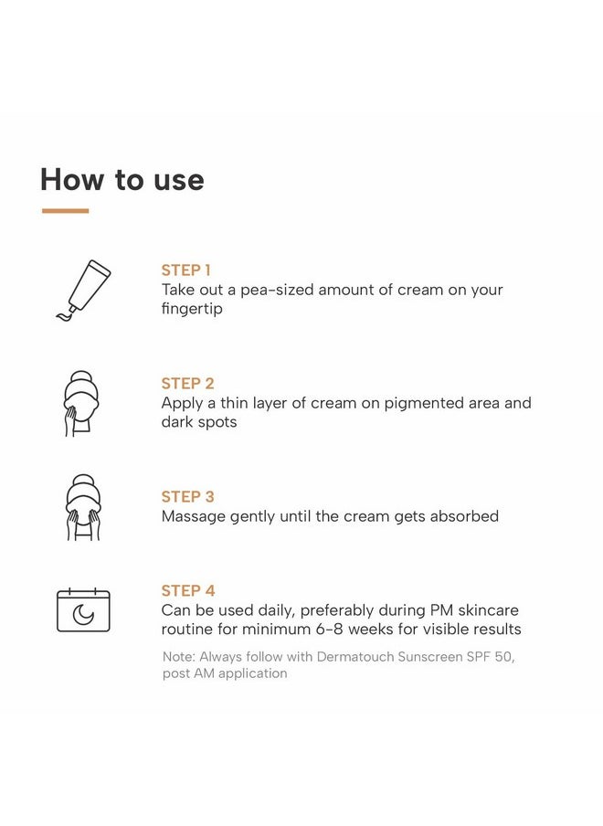 Bye Bye Hyperpigmentation Cream |Best For Hyperpigmentation And Dark Spots Reduction | For Both Men & Women | 20G