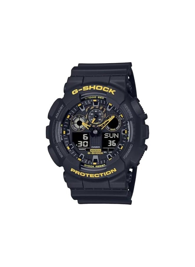 Casio G-Shock Watch - GA-100CY-1ADR Black Dial, Black Band