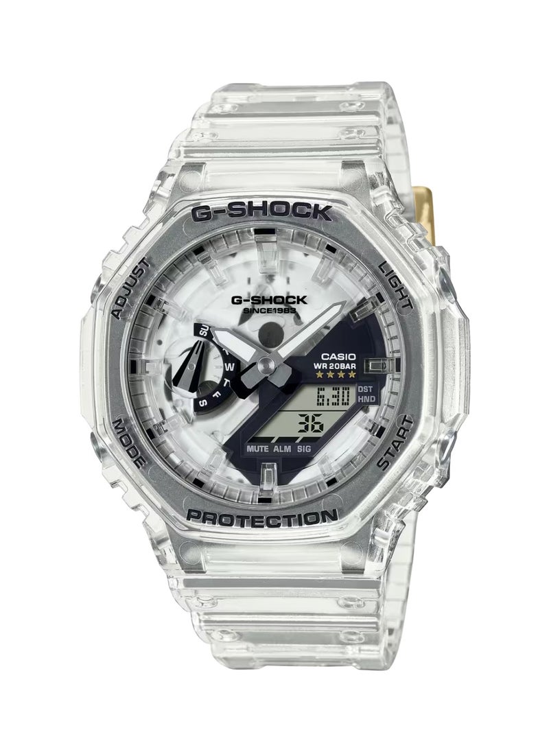 Casio G-Shock Clear Remix 40th Anniversary Edition Analog Digital Watch GA-2140RX-7ADR