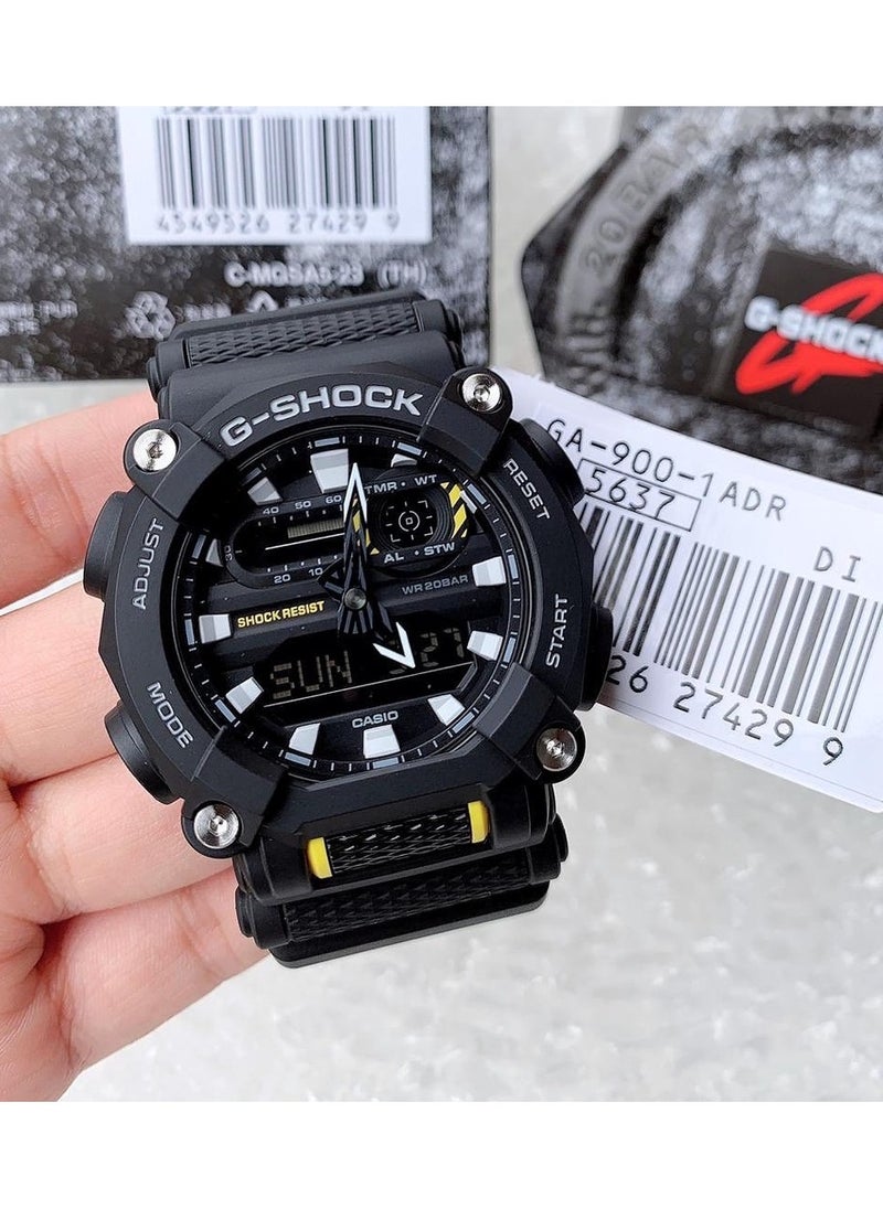 G-SHOCK Mens Analog Digital Watch - GA-900-1ADR