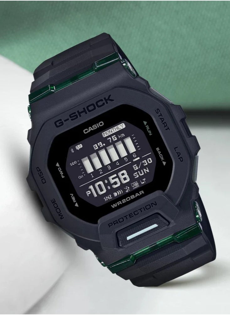 CASIO Men's G-Shock  Black Resin Strap Digital Watch - GBD-200UU-1DR