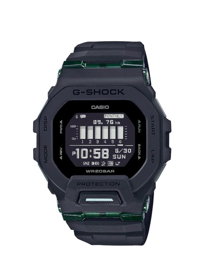 CASIO Men's G-Shock  Black Resin Strap Digital Watch - GBD-200UU-1DR