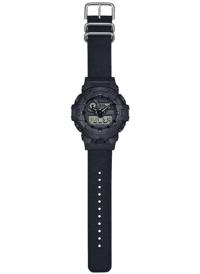 Casio G-Shock GA-700BCE-1A  Analog-Digital Nylon Strap Men's Watch