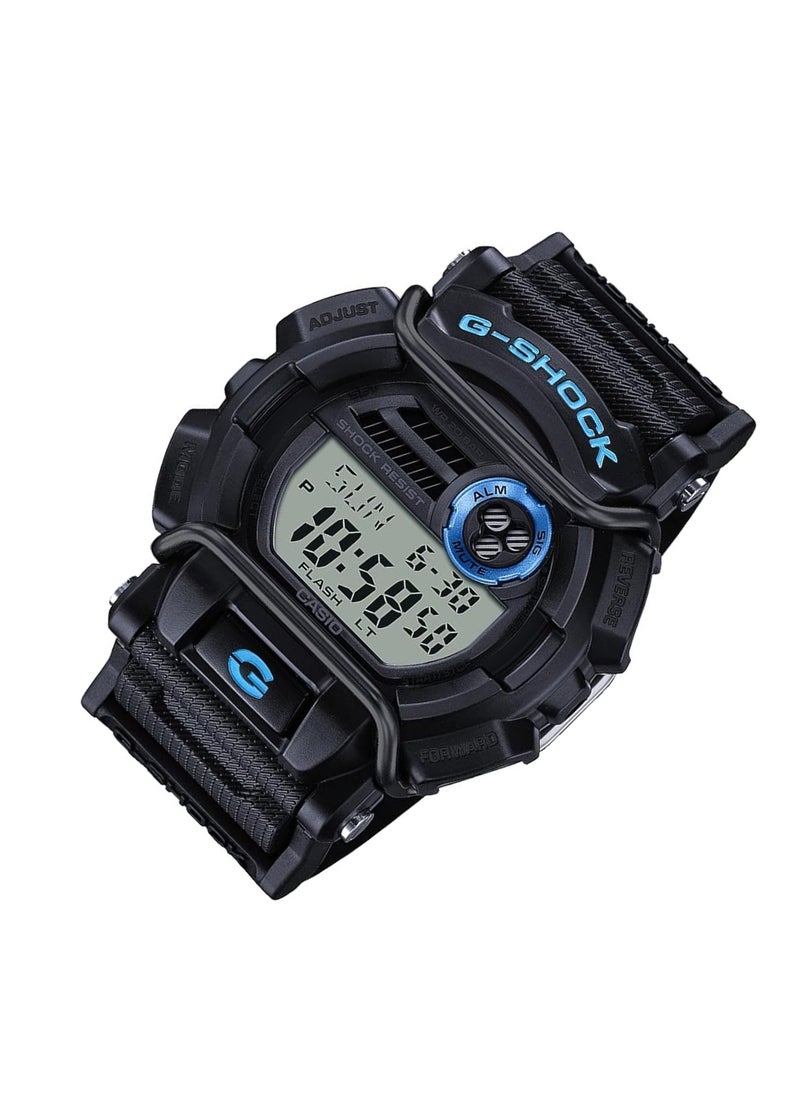 Casio Men Resin Digital Black Dial Watch-GD-400-1B2DR Band Color-Black