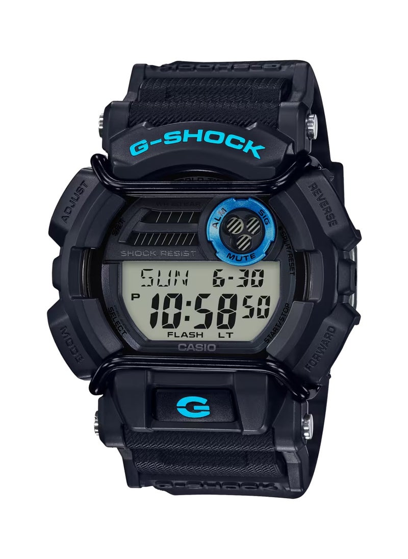 Casio Men Resin Digital Black Dial Watch-GD-400-1B2DR Band Color-Black