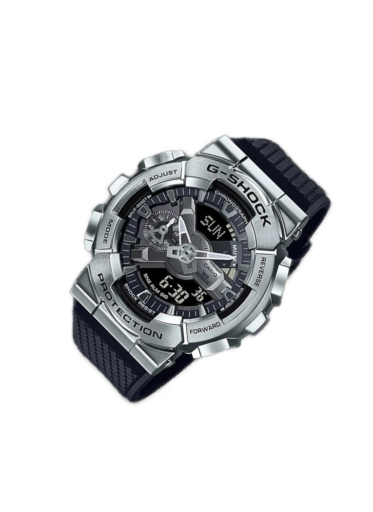 Casio G-Shock Watch - GM-110BB-1ADR Black Dial, Black Band