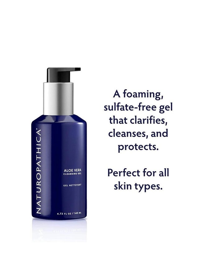 Aloe Vera Cleansing Gel, Facial Cleanser With Aloe Vera And Lavender, Clarifying Face Wash For Men And Women, 5 Fl Oz