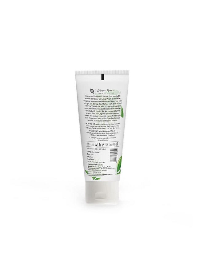 Combo Of Neem And Tea Tree Face Wash 100 Ml (Niacinamide) & Aromatic Skin Toner- 100Ml (2 Items In The Set)