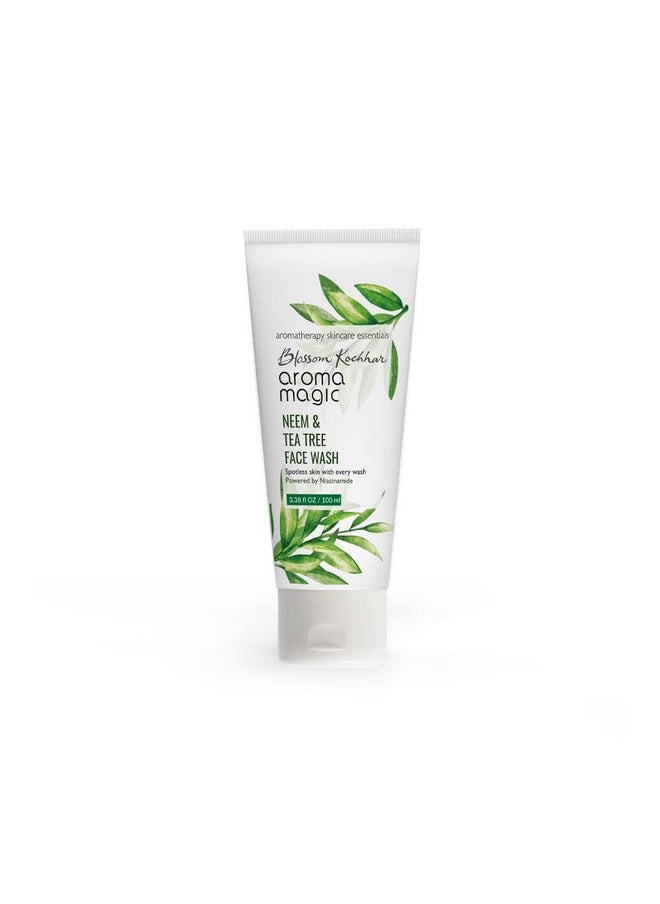 Combo Of Neem And Tea Tree Face Wash 100 Ml (Niacinamide) & Aromatic Skin Toner- 100Ml (2 Items In The Set)