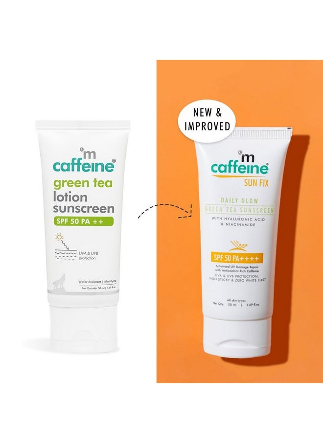 Niacinamide And Hyaluronic Acid Sunscreen Spf 50++ For Oily Skin | Mattifying, Zero White Care, Water Resistant & Non Sticky Sunscreen For Women & Men | Prevents Tan & Uv Damage - 50Ml