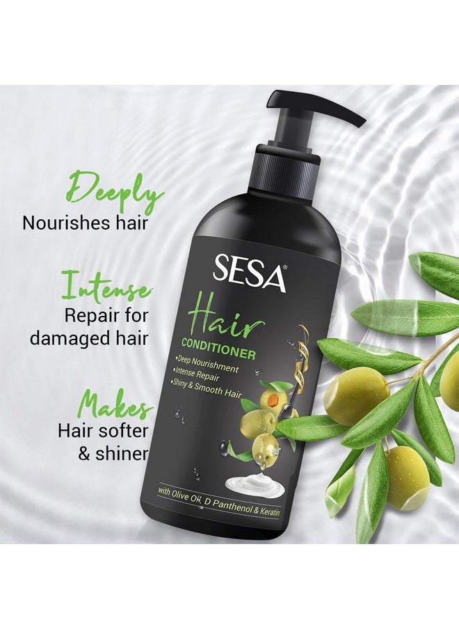 Anti Dandruff Shampoo And Conditioner Combo Hairfall Control Anti Dandruff Shampoo Infused With 17 Ayurvedic Herbs Smooth & Shiny Hair For Men & Women 500 Ml + 300Ml