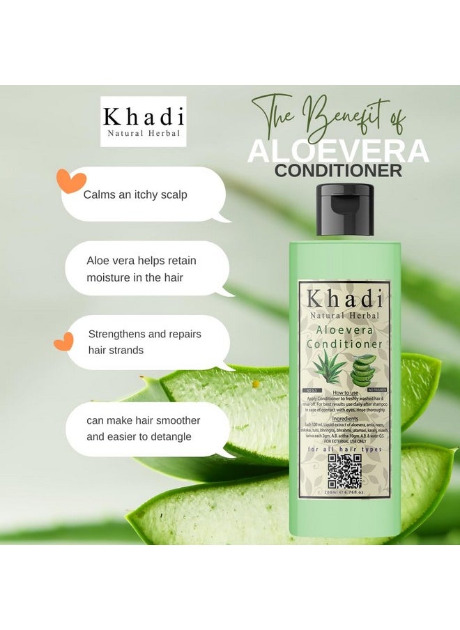 Paraben Free Amla-Bringraj Shampoo And Aloevera Conditioner Combo Pack (Each 200 Ml)