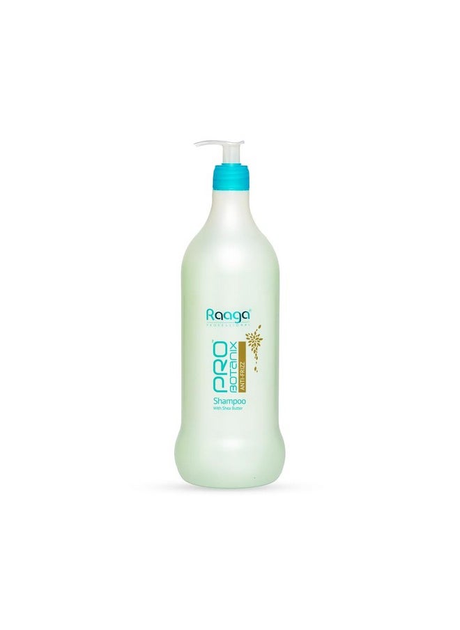 Pro Botanix Anti-Frizz Shampoo With Shea Butter | Smoothes And Controls Unruly Frizzy Hair, Deep Moisturization | Suitable For Men & Women (1000 Ml)