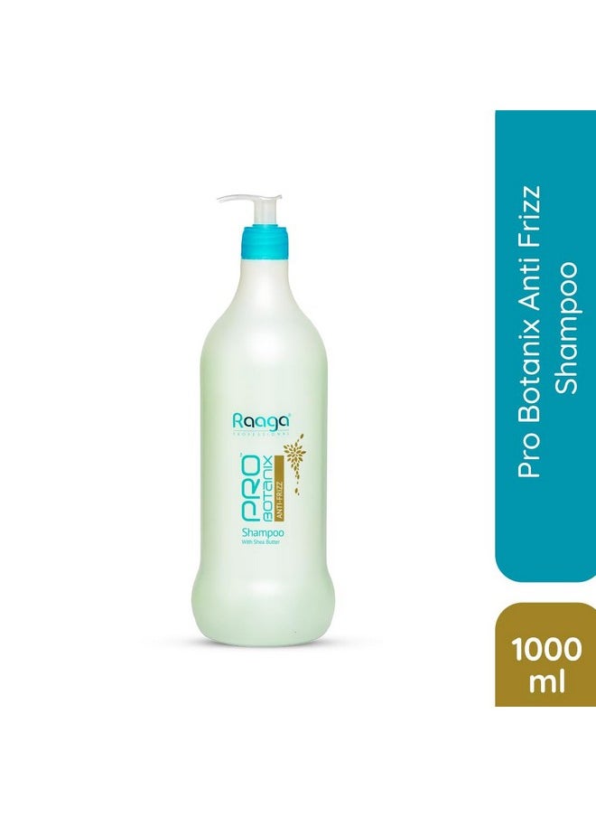 Pro Botanix Anti-Frizz Shampoo With Shea Butter | Smoothes And Controls Unruly Frizzy Hair, Deep Moisturization | Suitable For Men & Women (1000 Ml)
