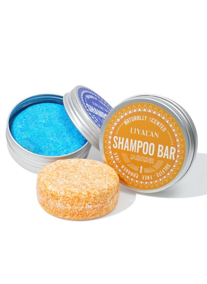 Shampoo Bar For Hair Solid Soap(2 Pack) Rosemary And Jasmine Shampoo Bar,Deep Cleansing Hair Shampoo For Fine & Oily Hair