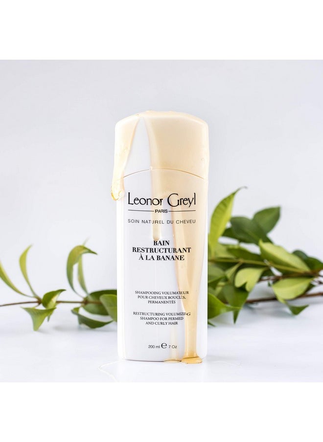 Paris - Bain Restructurant A La Banane - Volumizing Shampoo For Curly Hair - Clarifying Curly Hair Shampoo For Men & Women (7 Oz)