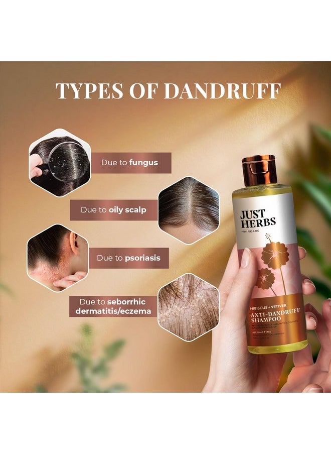 Ayurvedic Anti-Dandruff Shampoo For Strong & Bouncy Hair For Men & Women- Sls & Paraben Free- 200 Ml