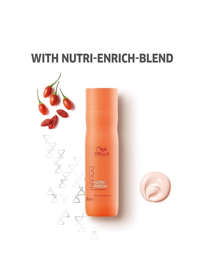 Invigo Nutri-Enrich Shampoo For Damaged Hair | 250 Ml | Nourishing, Hydrating Hair Cleanser For Dry Hair | With Goji Berry Nutrients