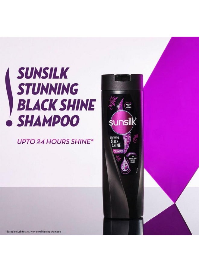 Black Shine, Shampoo, 1L, For Shiny, Moisturised & Fuller Hair, With Amla + Oil & Pearl Protein, Paraben-Free