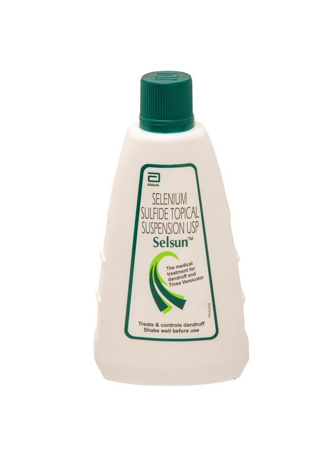 Selsun Suspension Anti Dandruff Shampoo, Clears Away Dandruff Flakes, Relieves From Excessive Oil, Relieves From Dandruff Related Itching (120Ml) - Pack Of 1