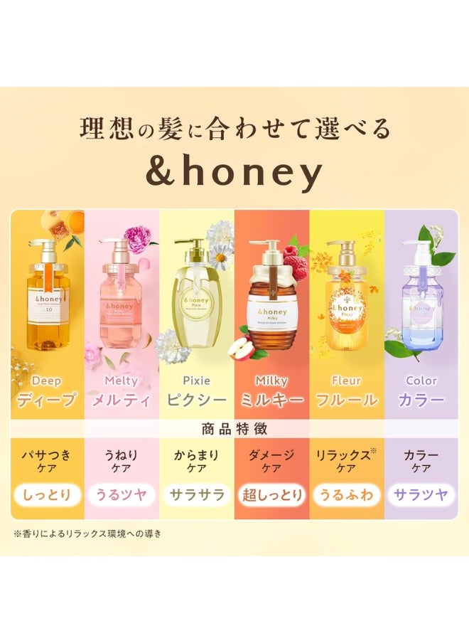 &Honey Color Control Repair Shampoo 440ml - Muguet Scent 2pcs