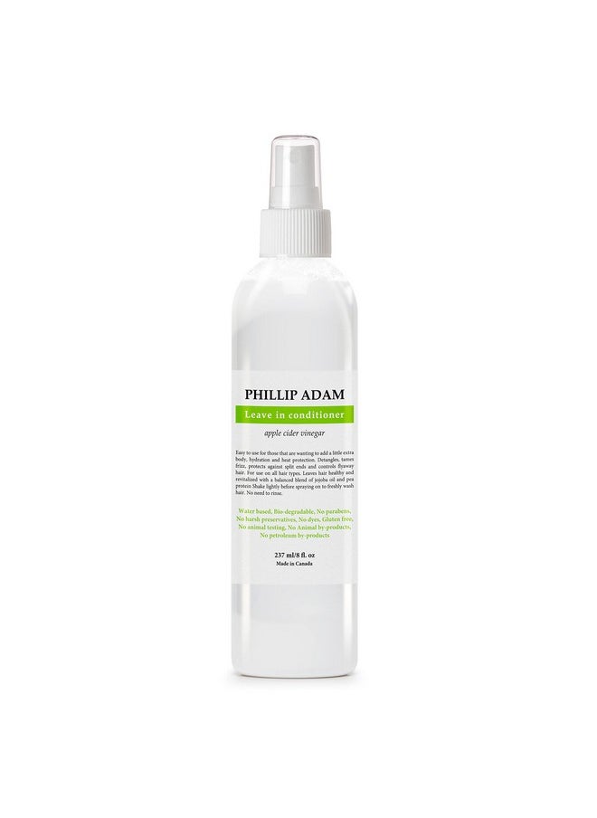 Leave In Conditioner For All Types Of Hair - Hydrates, Detangles, Controls Flyaways & Protects Against Heat - Made With Natural Based Ingredients - 8 Fl. Oz