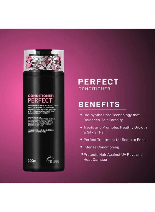 Perfect Conditioner - Advanced Anti-Aging Conditioning Formula For All Hair Types Including Colored, Damaged, Chemically Treated Hair - Promotes Strong, Healthy, Silky Hair
