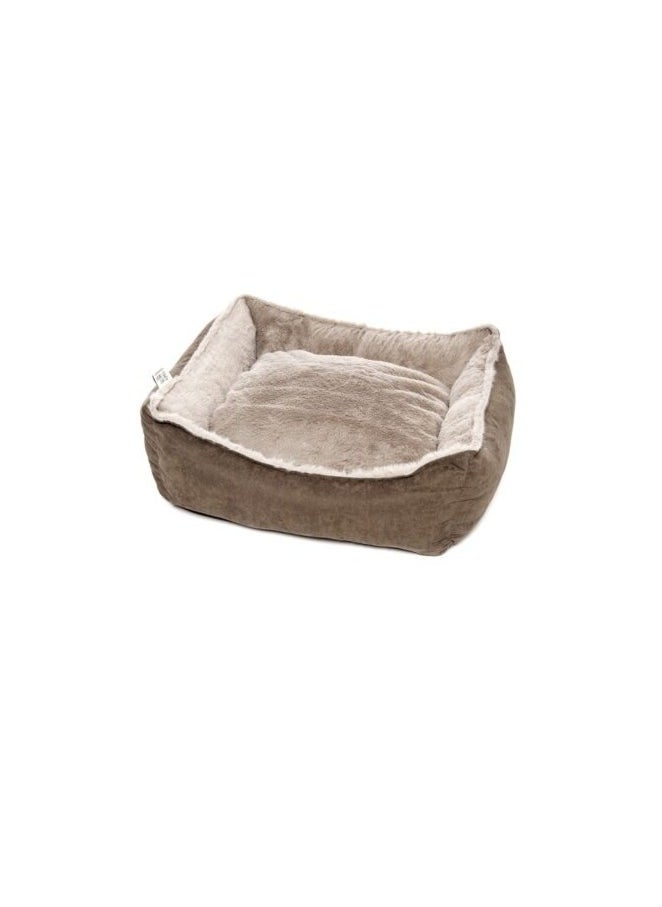 Soffio Pet Bed w/ zipper Brown Medium (70x60cm)