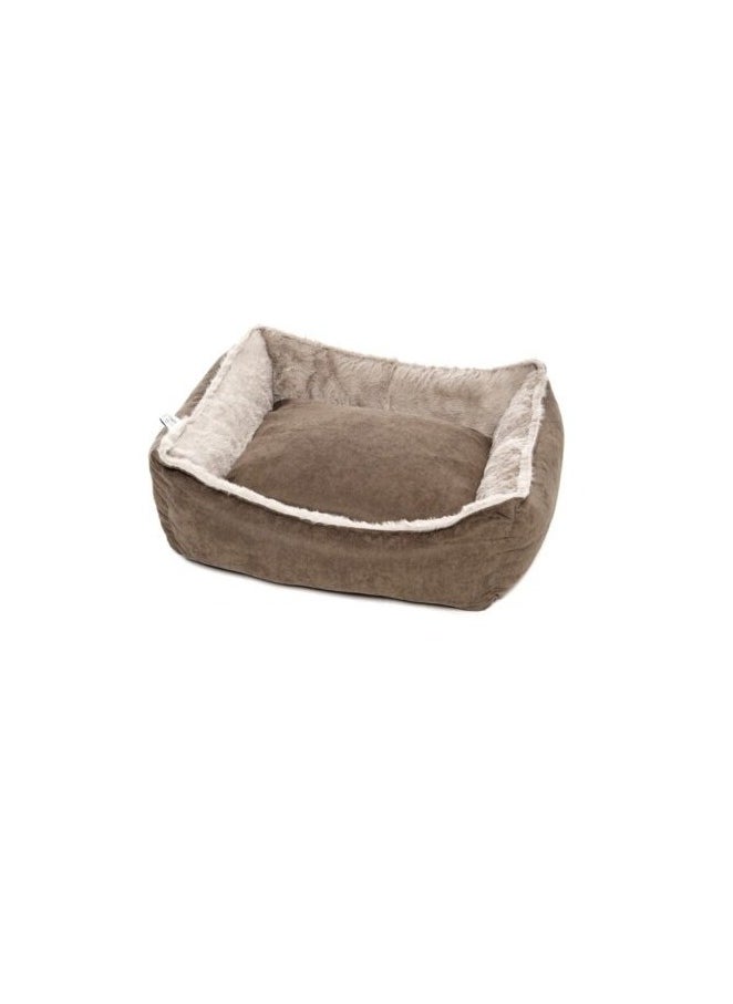 Soffio Pet Bed w/ zipper Brown Medium (70x60cm)