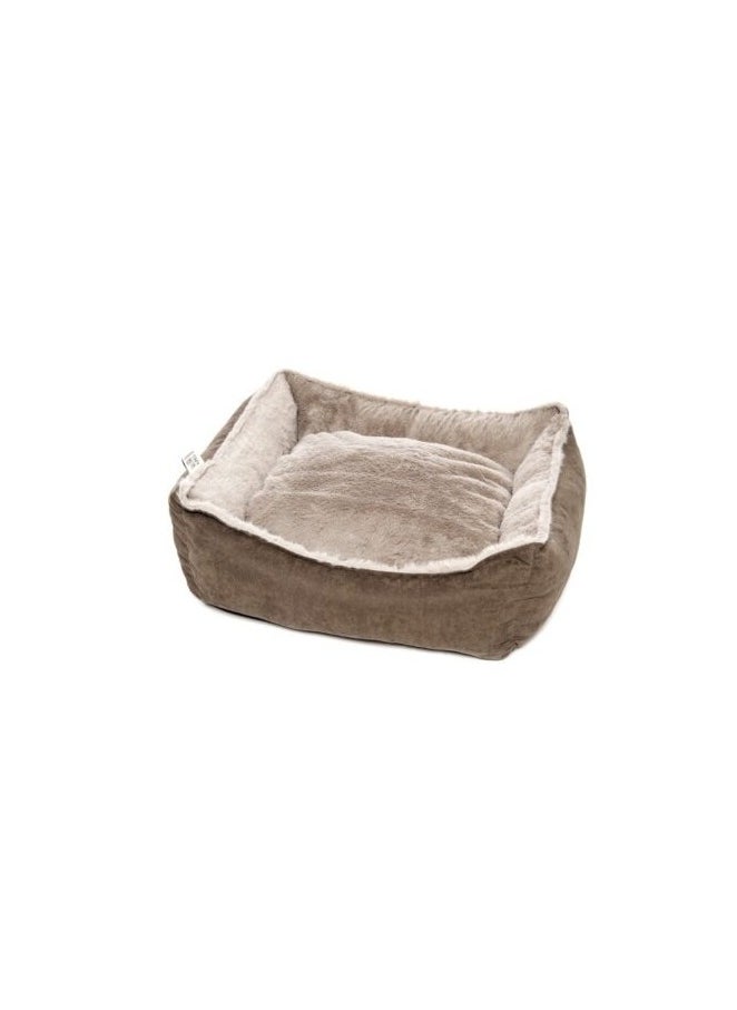 Soffio Pet Bed w/ zipper Brown Small (60x50cm)