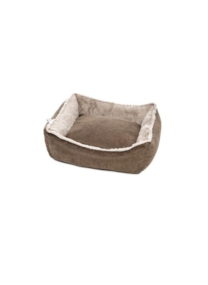 Soffio Pet Bed w/ zipper Brown Small (60x50cm)