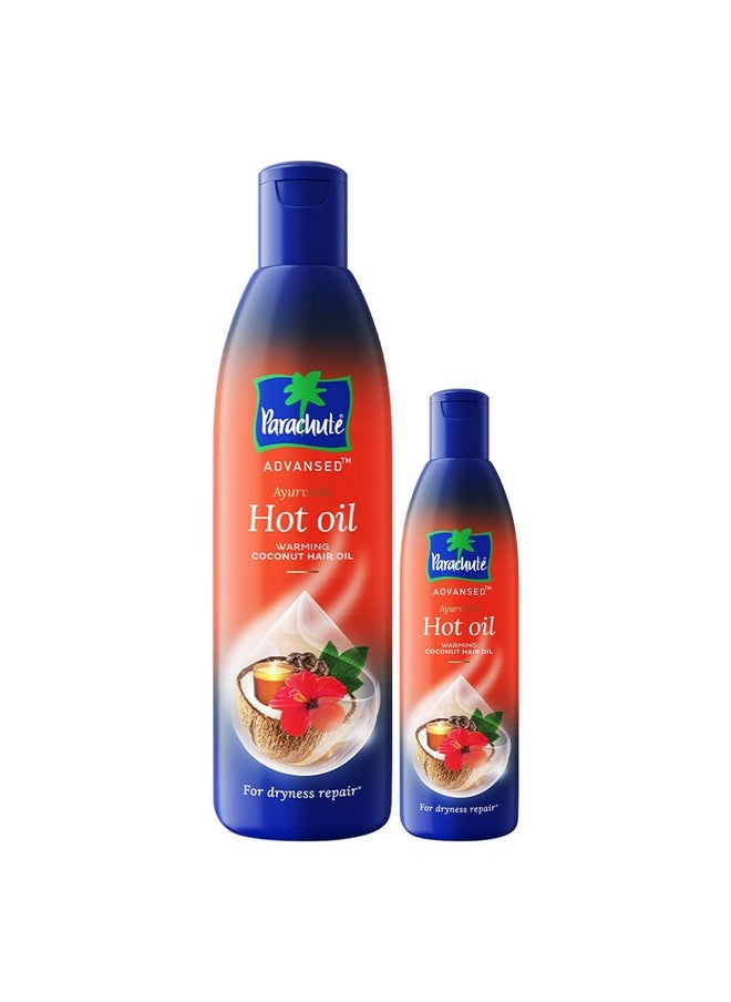 Ayurvedic Hot Oil 400 Ml With Free 90 Ml Pack