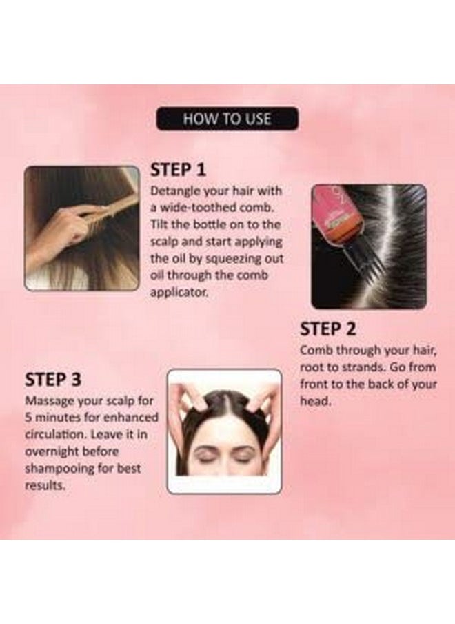Herbals Onion Oil With Comb Applicator- Reduces Hair Fall, 100Ml (Pack Of 2)