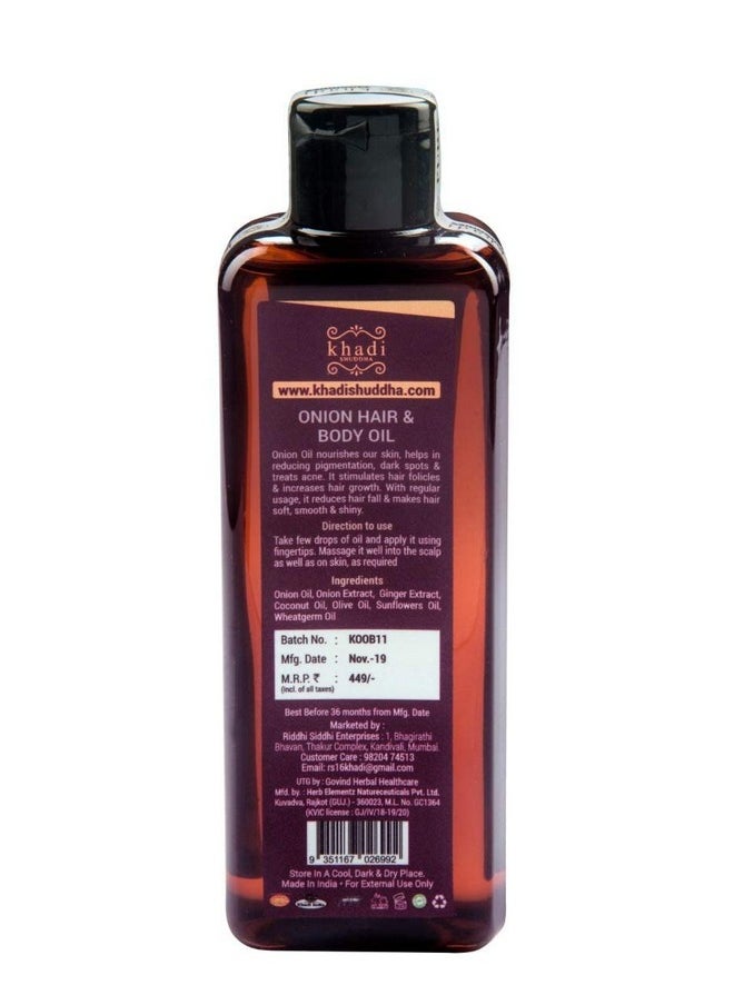 Onion Hair & Body Oil, 250 Ml